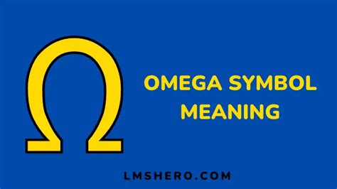 omega symbol meaning|omega symbol spiritual meaning.